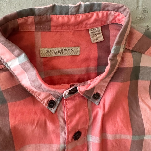 Burberry men’s  casual Long sleeve dress shirt size small - Picture 6 of 7